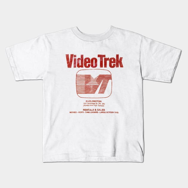 Burlington MA - Video Trek Kids T-Shirt by karutees